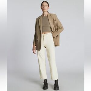 Everlane Corduroy Wide-Leg Pant in Canvas